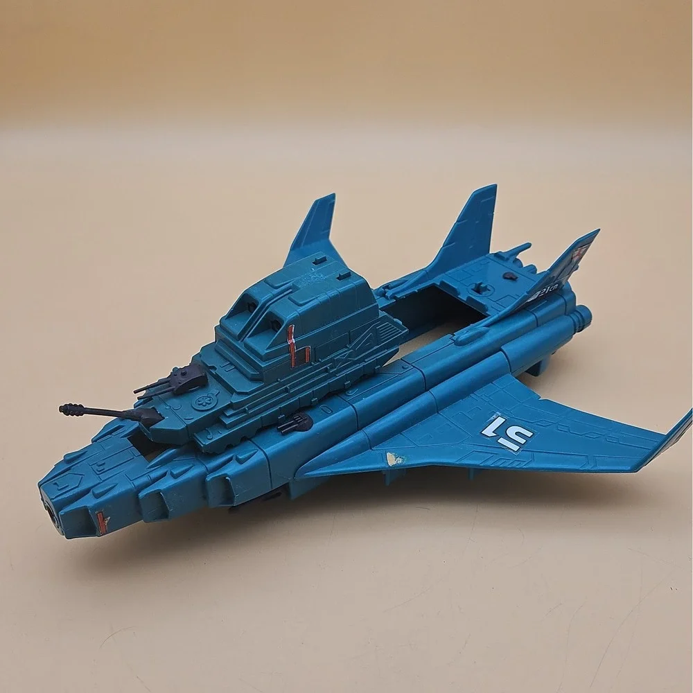 Vtg 1989 Kenner Mega Force Triax Backlash Air Assault Jet & Tank Toy Incomplete